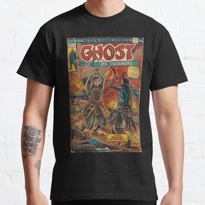 Ghost of Tsushima Fan Art Comic Cover T-Shirt 2