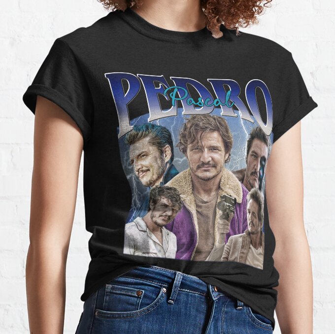 Pedro Pascal The Last of Us Homage Graphic T-Shirt 3