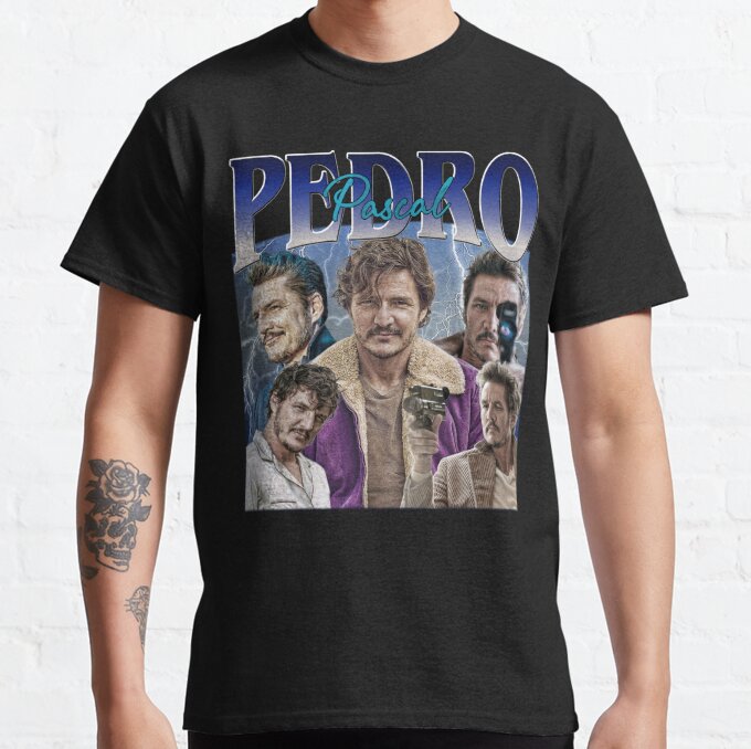 Pedro Pascal The Last of Us Homage Graphic T-Shirt 2
