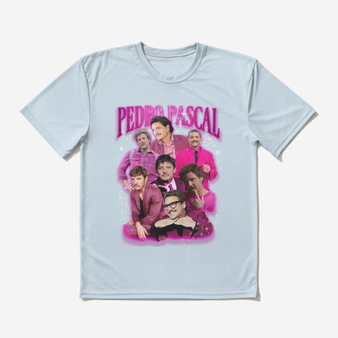 Pedro Pascal The Last of Us Pink T-Shirt 9
