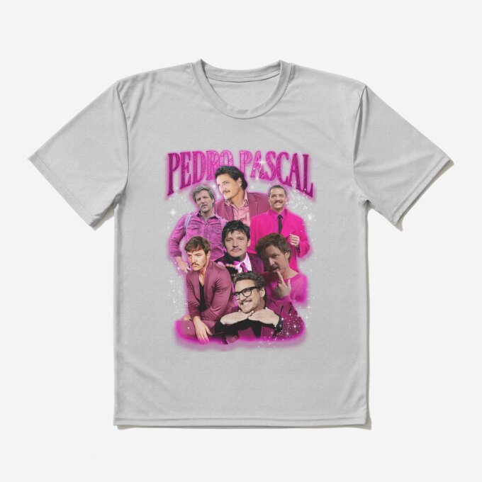 Pedro Pascal The Last of Us Pink T-Shirt 7