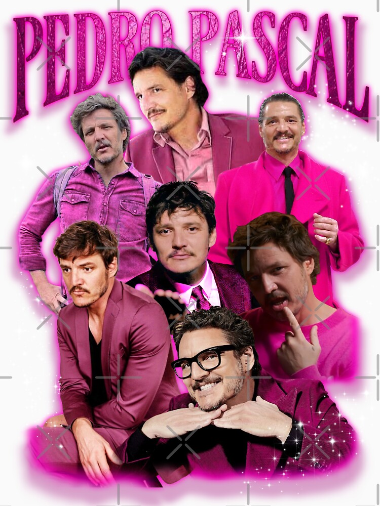 Pedro Pascal The Last of Us Pink T-Shirt 4