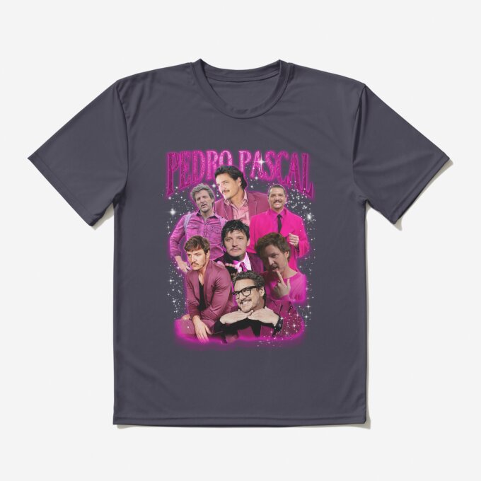 Pedro Pascal The Last of Us Pink T-Shirt 8