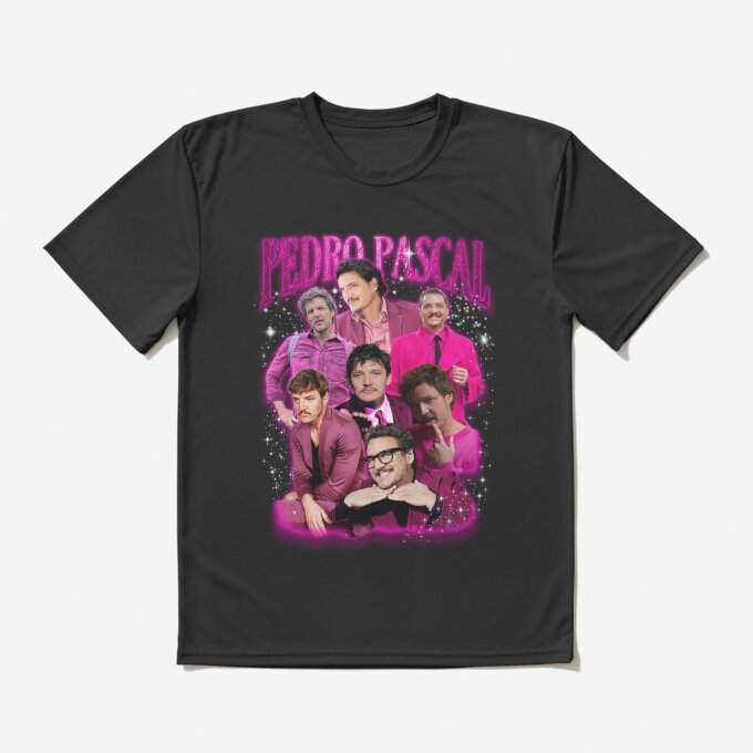 Pedro Pascal The Last of Us Pink T-Shirt 5