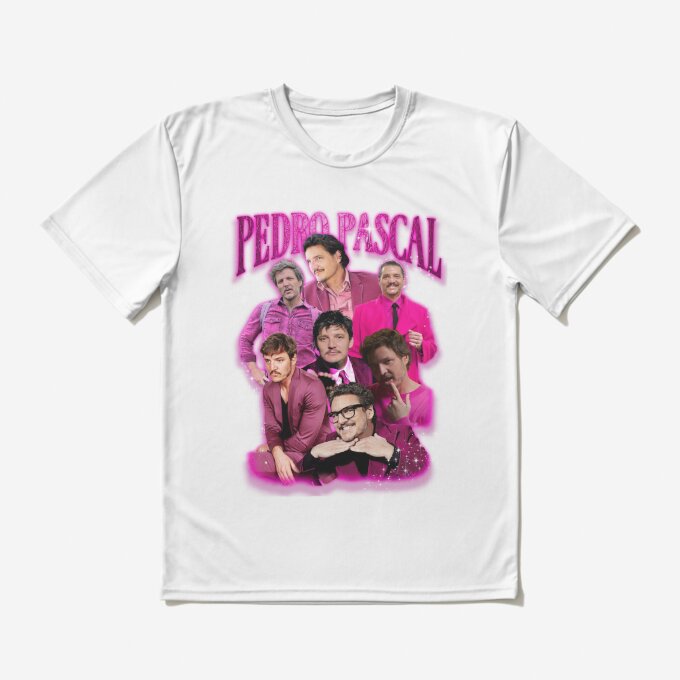Pedro Pascal The Last of Us Pink T-Shirt 6
