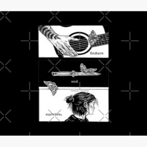 The Last of Us 2 Endure and Survive Quote Mouse Pad - Image 3