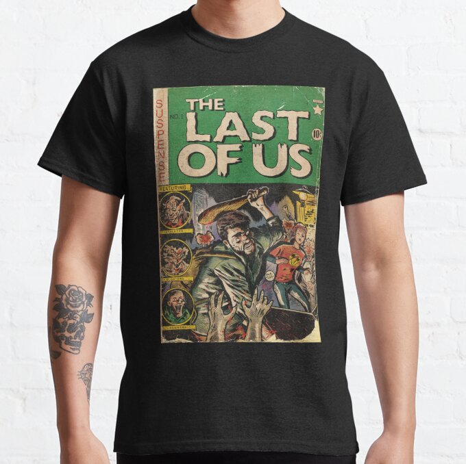 The Last of Us Comic Cover Fan Art T-Shirt 2