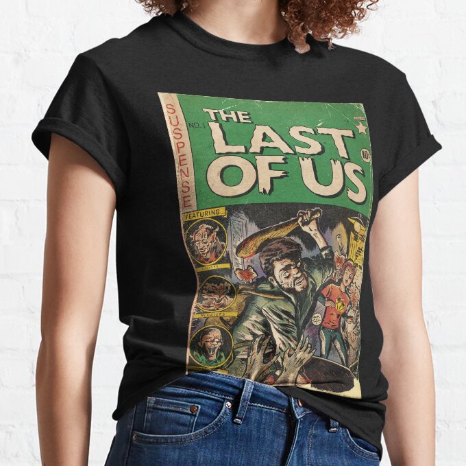 The Last of Us Comic Cover Fan Art T-Shirt 3