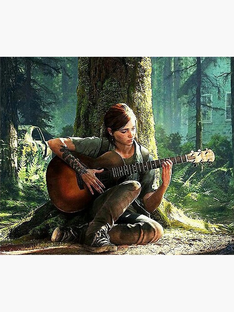 The Last of Us Ellie Guitar Mouse Pad 3