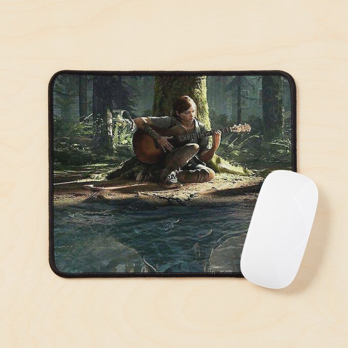 The Last of Us Ellie Guitar Poster Mouse Pad 1