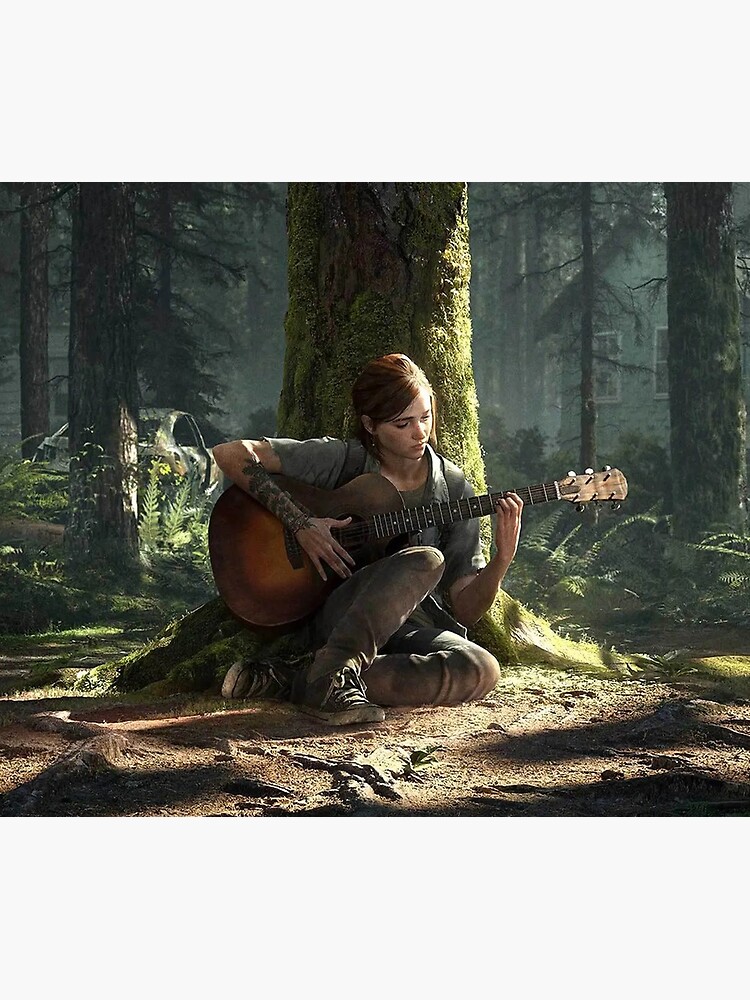 The Last of Us Ellie Playing Guitar Mouse Pad LOU113 3