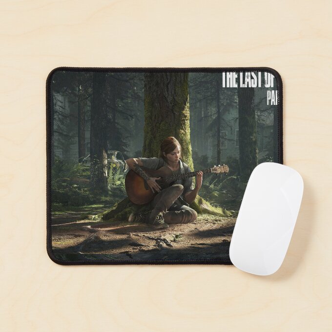 The Last of Us Ellie Playing Guitar Mouse Pad LOU149 1