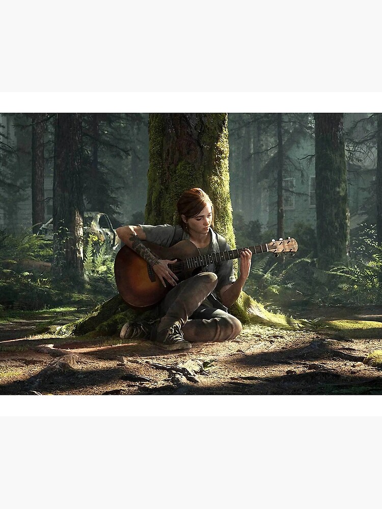 The Last of Us Ellie with Guitar Art Tapestry 3