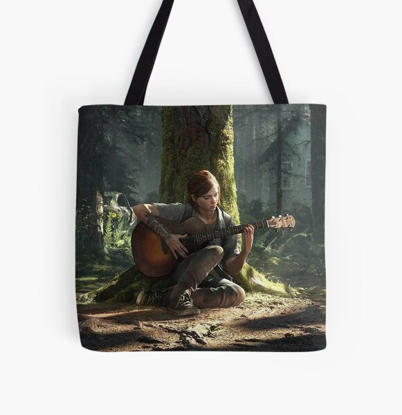 The Last of Us Ellie with Guitar Character Art Post-Apocalyptic Zombie Game Tapestry 1