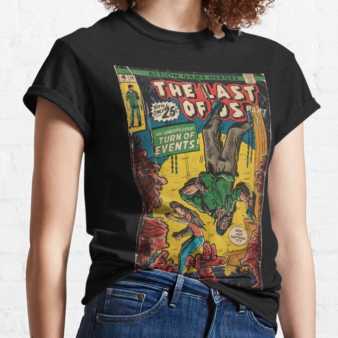 The Last of Us Fan Art Comic Cover T-Shirt 3