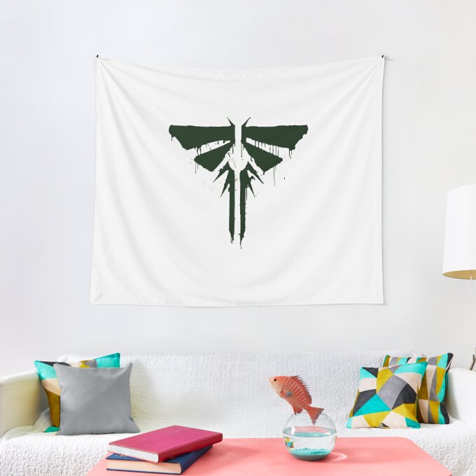The Last of Us Fireflies Symbol Tapestry 1