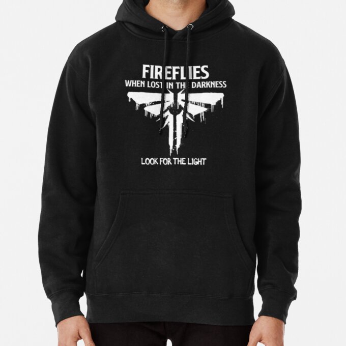 The Last of Us Fireflies White Logo Hoodie 4