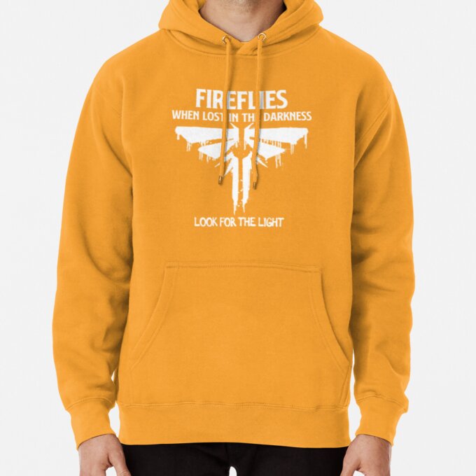 The Last of Us Fireflies White Logo Hoodie 10