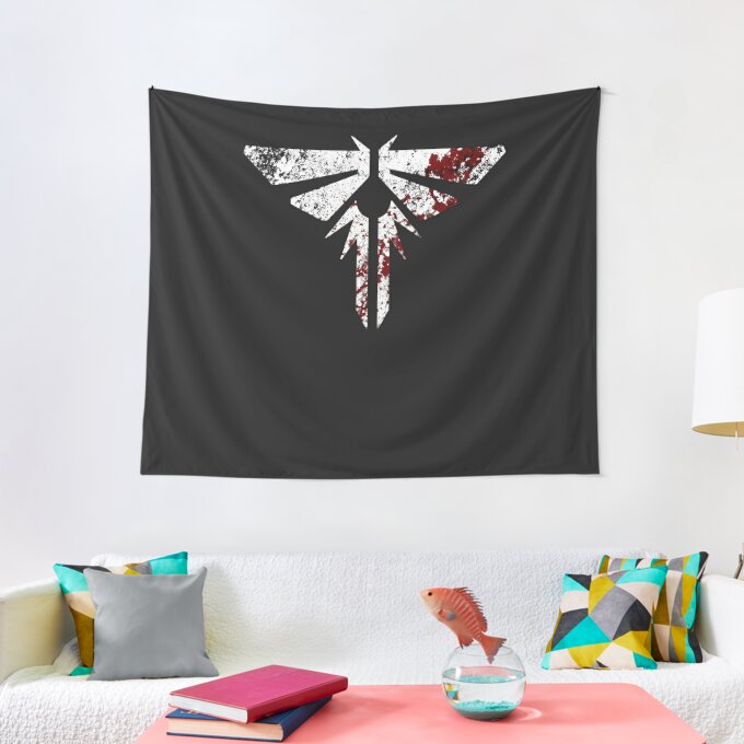 The Last of Us Firefly Resistance Group Logo Tapestry 1