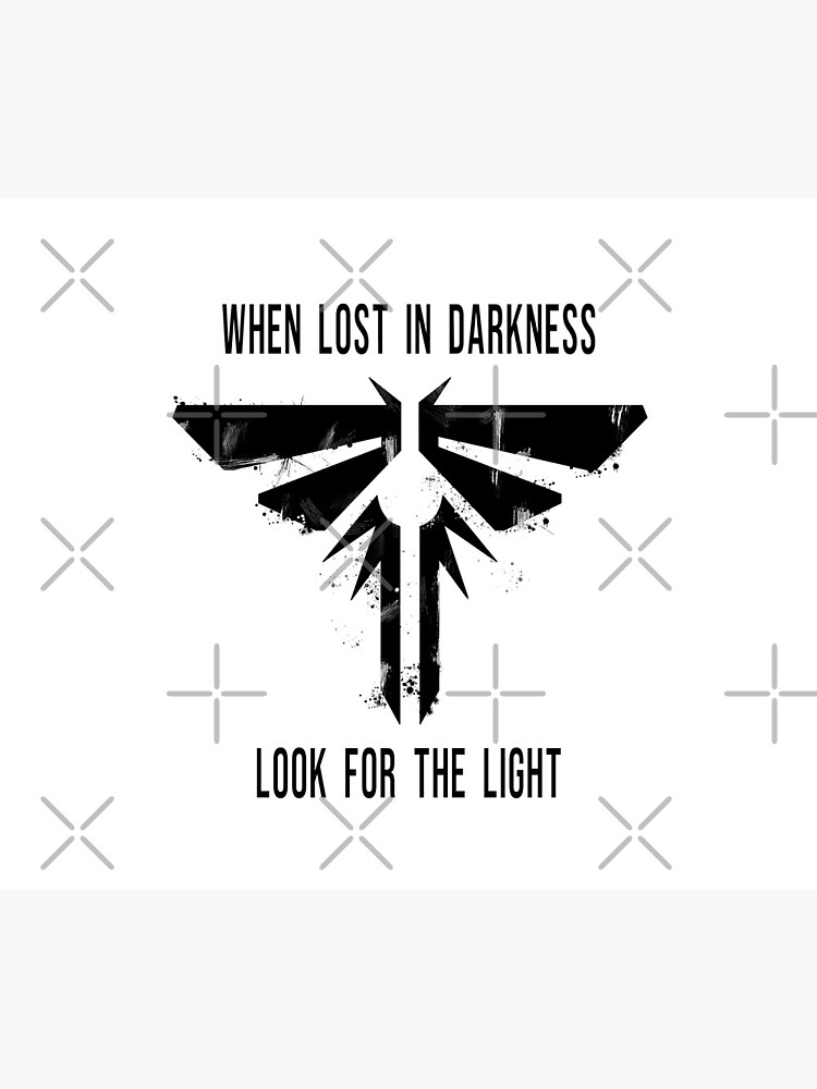 The Last of Us Firefly Symbol Light in Darkness Mouse Pad 3