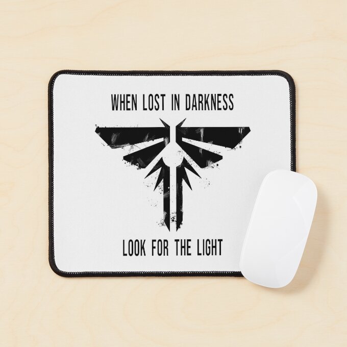 The Last of Us Firefly Symbol Light in Darkness Mouse Pad 1