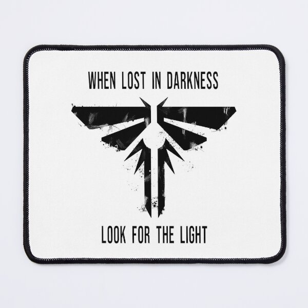 The Last of Us Firefly Symbol Light in Darkness Mouse Pad 2