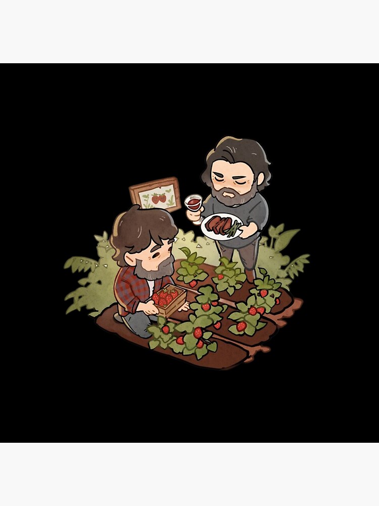 The Last of Us Frank and Bill Couple Fan Art Post-Apocalyptic Zombie Game Tapestry 2