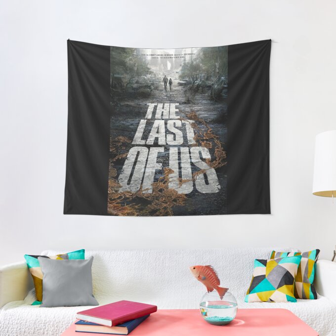 The Last of Us HBO TV Series Ellie Joel Cordyceps Apocalypse Tapestry 1