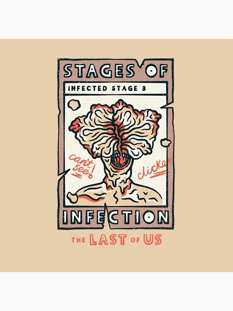 The Last of Us Infected Stages Clicker Fan Art Horror Zombie Game Tapestry 2
