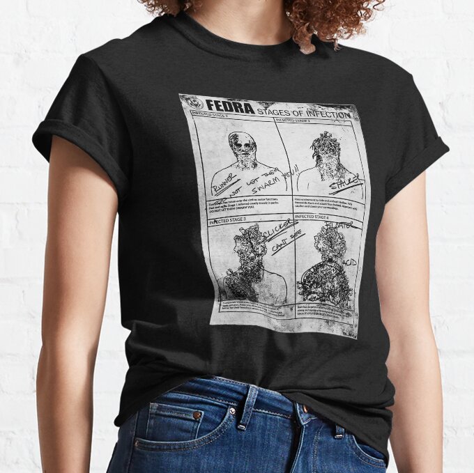The Last of Us Infection Stages T-Shirt 3