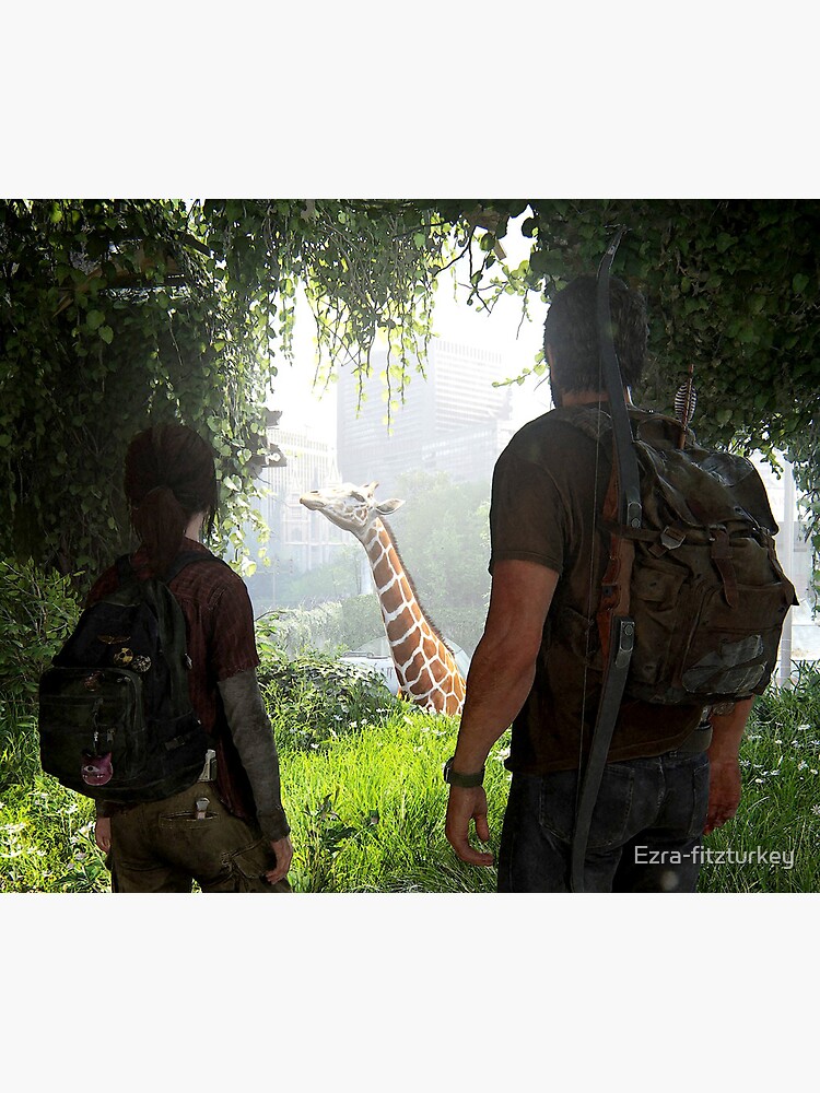 The Last of Us Joel and Ellie Giraffes Mouse Pad 3