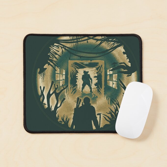 The Last of Us Joel vs Bloater Mouse Pad 1