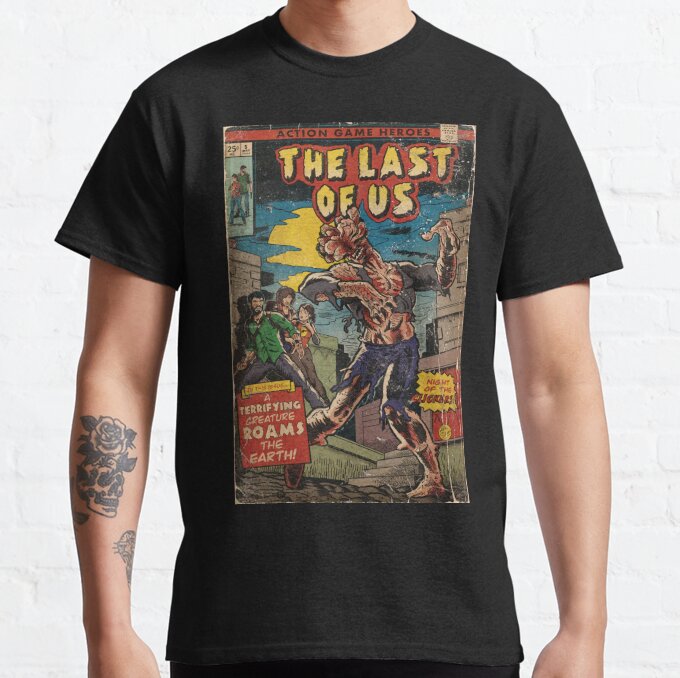 The Last of Us Night of the Clickers Comic Cover T-Shirt 2