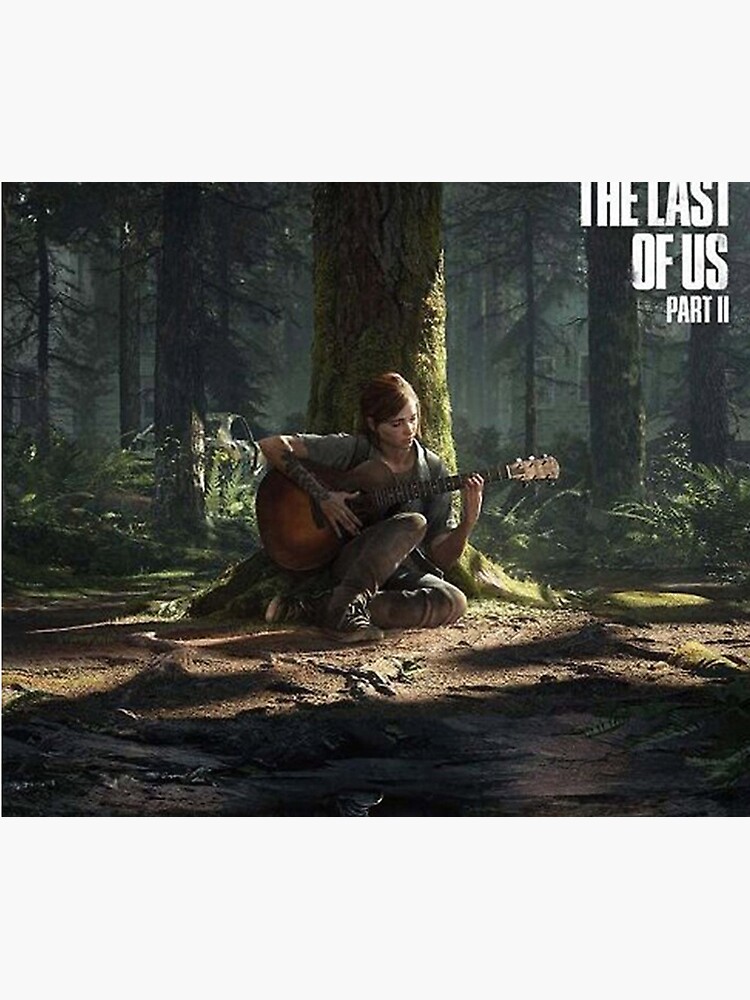 The Last of Us Part II Ellie Playing Guitar Mouse Pad 3
