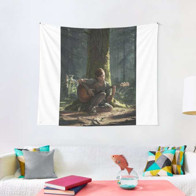 The Last Of Us Post-Apocalyptic Game Art Tapestry 1