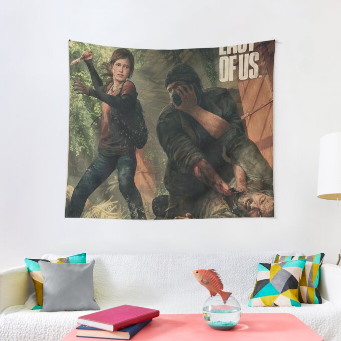 The Last of Us Post-Apocalyptic Game Tapestry 1