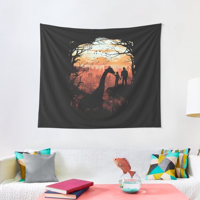 The Last Of Us Video Game Logo T-Shirt Tapestry 1