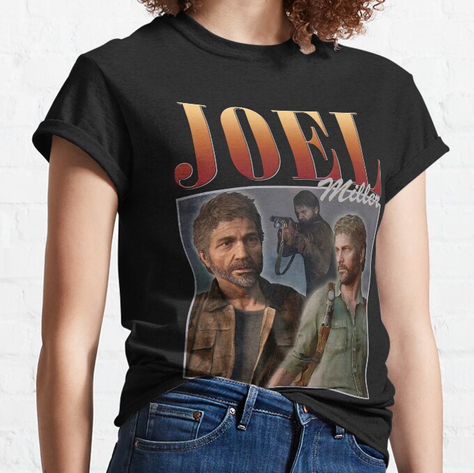TLOU Joel Miller Retro T-Shirt 3